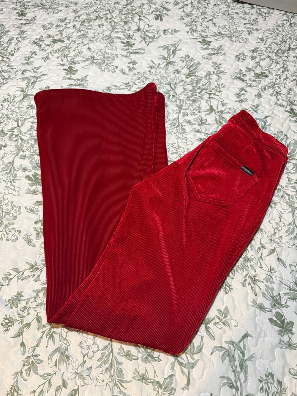 Rock & Roll Red Corduroy Bell Bottoms